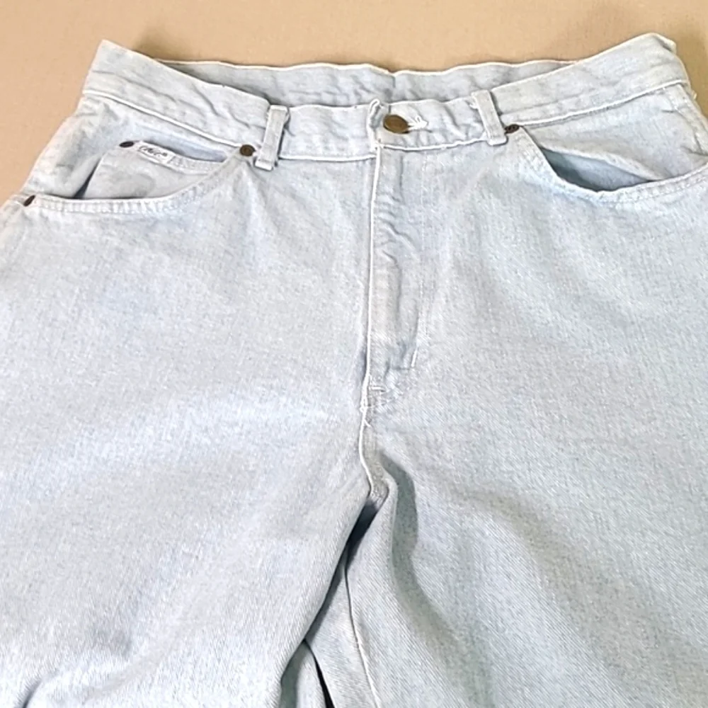 Vintage  80s High Waisted Chic Jeans Size 16 - Picture 3 of 7